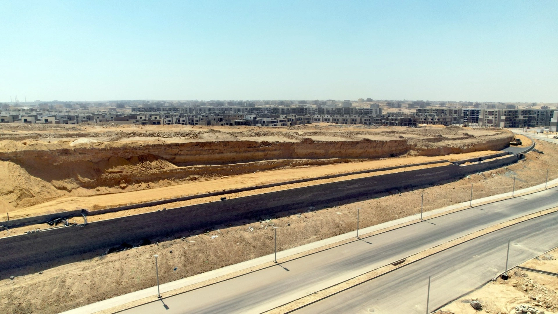 Palm Hills New Cairo Keystone Walls