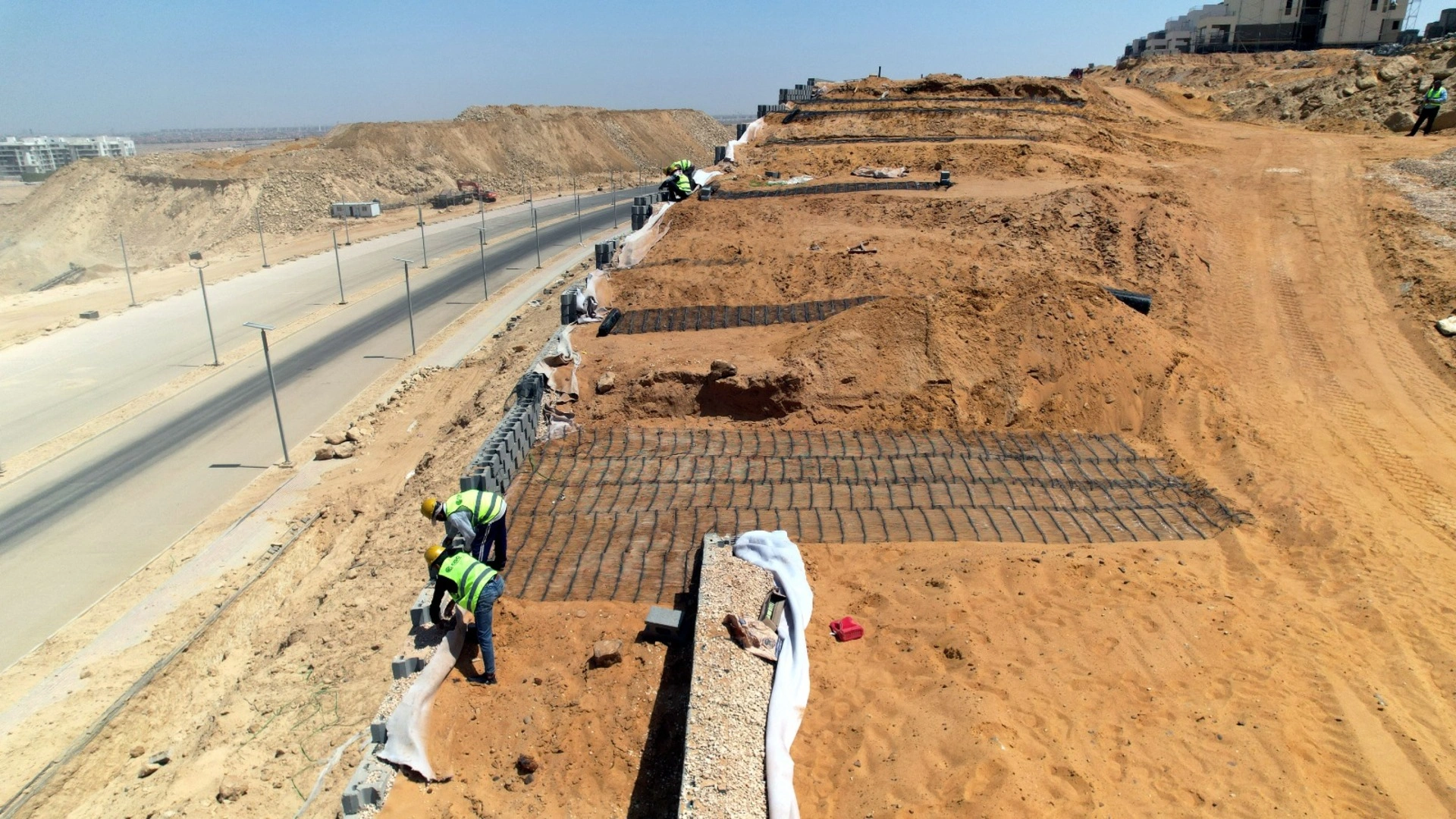 Palm Hills New Cairo Keystone Walls